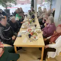 Gemeinsames Frühstück beim ASB.