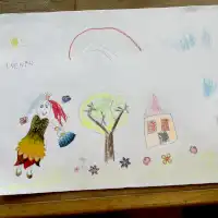 Ein gemaltes Bild von einem Kind (21.02.26)