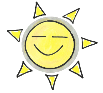 Lächelnde Sonne